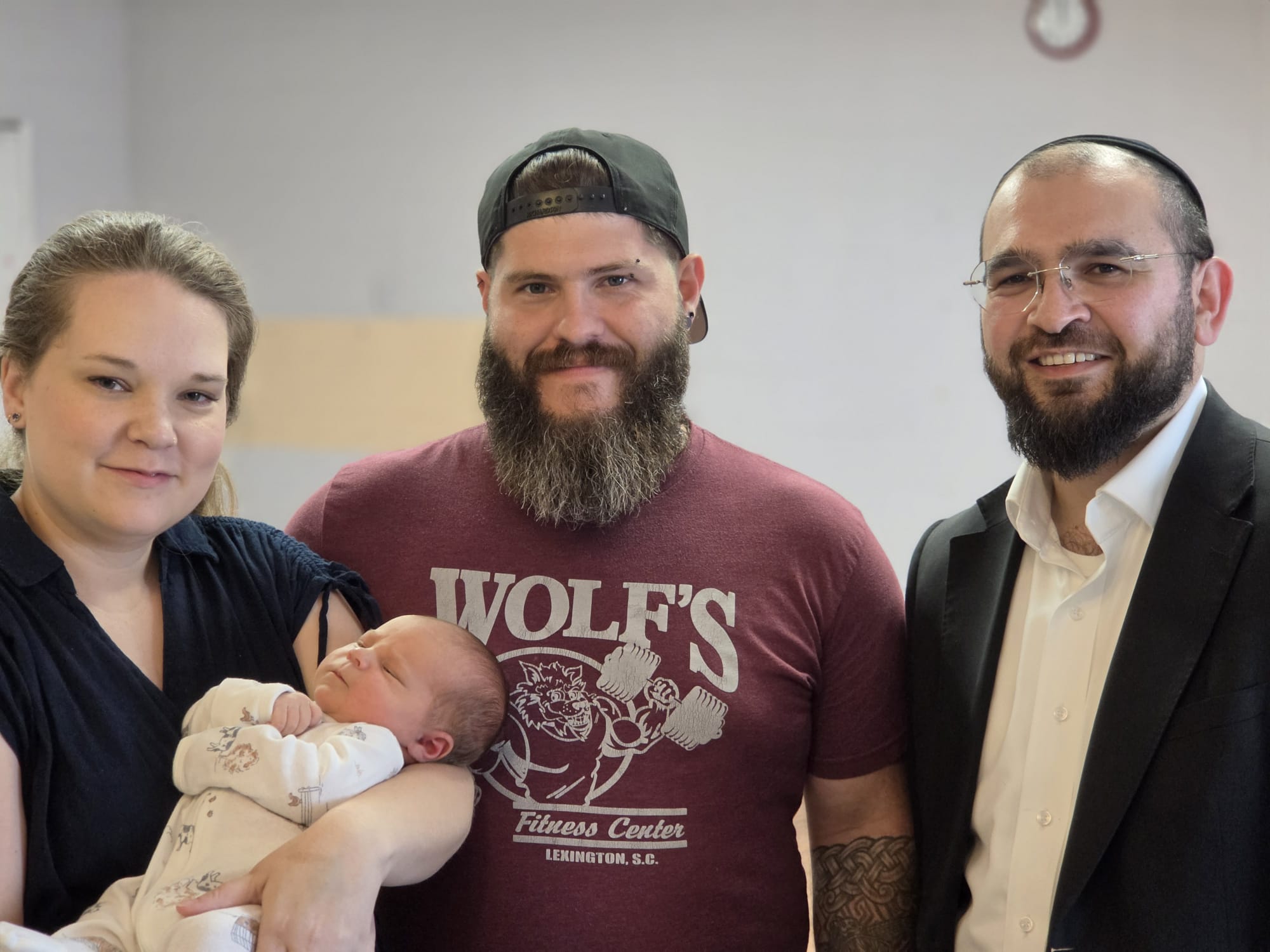 Family and baby photo for baby circumcision care