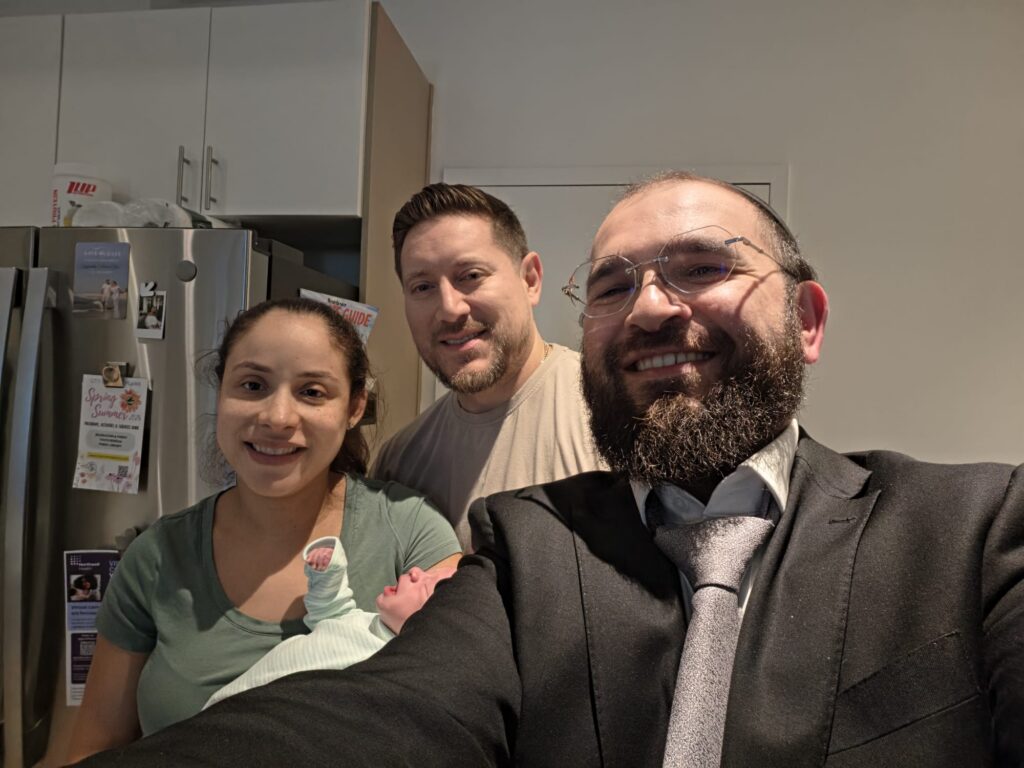 Holistic Circumcision family and community photo in White Plains, New York